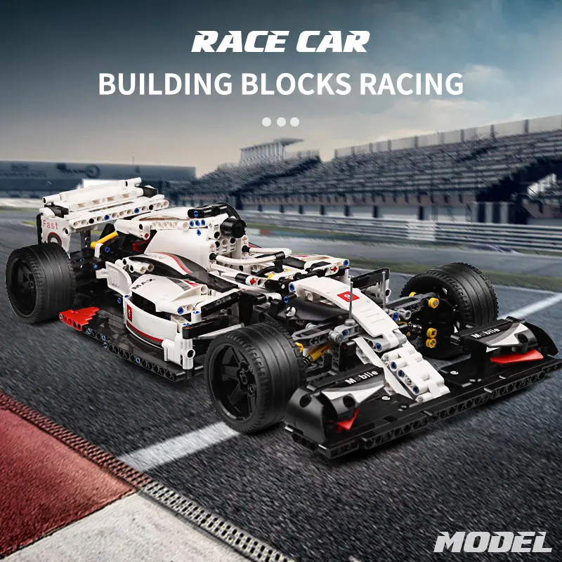 Yeshin 13117 Technic Автомобильные Игрушки совместимы с 8674 F1 гоночный автомобиль 7115