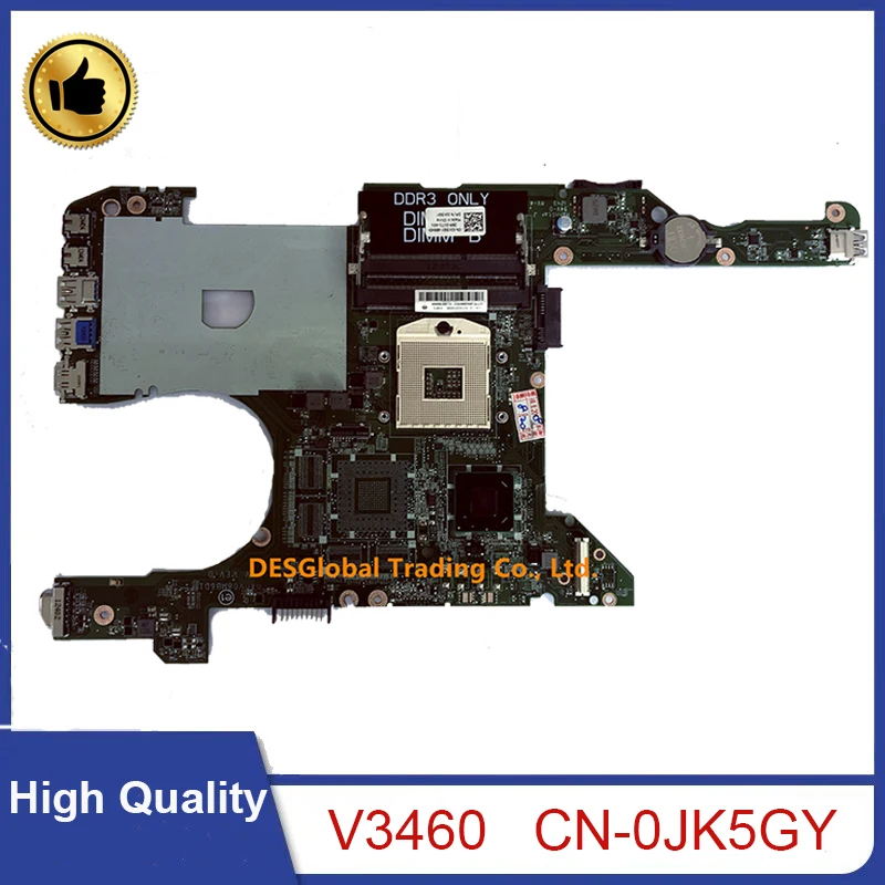 

Mainboard CN-0JK5GY 0JK5GY JK5GY For DELL VOSTRO 3460 V3460 Laptop Motherboard SLJ8C 31U08MB0080 DA0V08MB6D1 100% Test