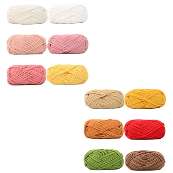 

12 Colors DIY Yarn Crochet Knit Wool Scarf Hand Knit DIY Sweater Cloth Thread Suitable for Knitting Creative
