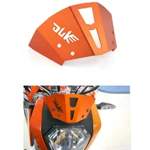 Оранжевый алюминиевый мотоцикл ветрозащитный щит совместимая верхняя фара Верхнее Крепление для 125 200 250 Duke 300 390 Duke 2011-16 ветровое стекло