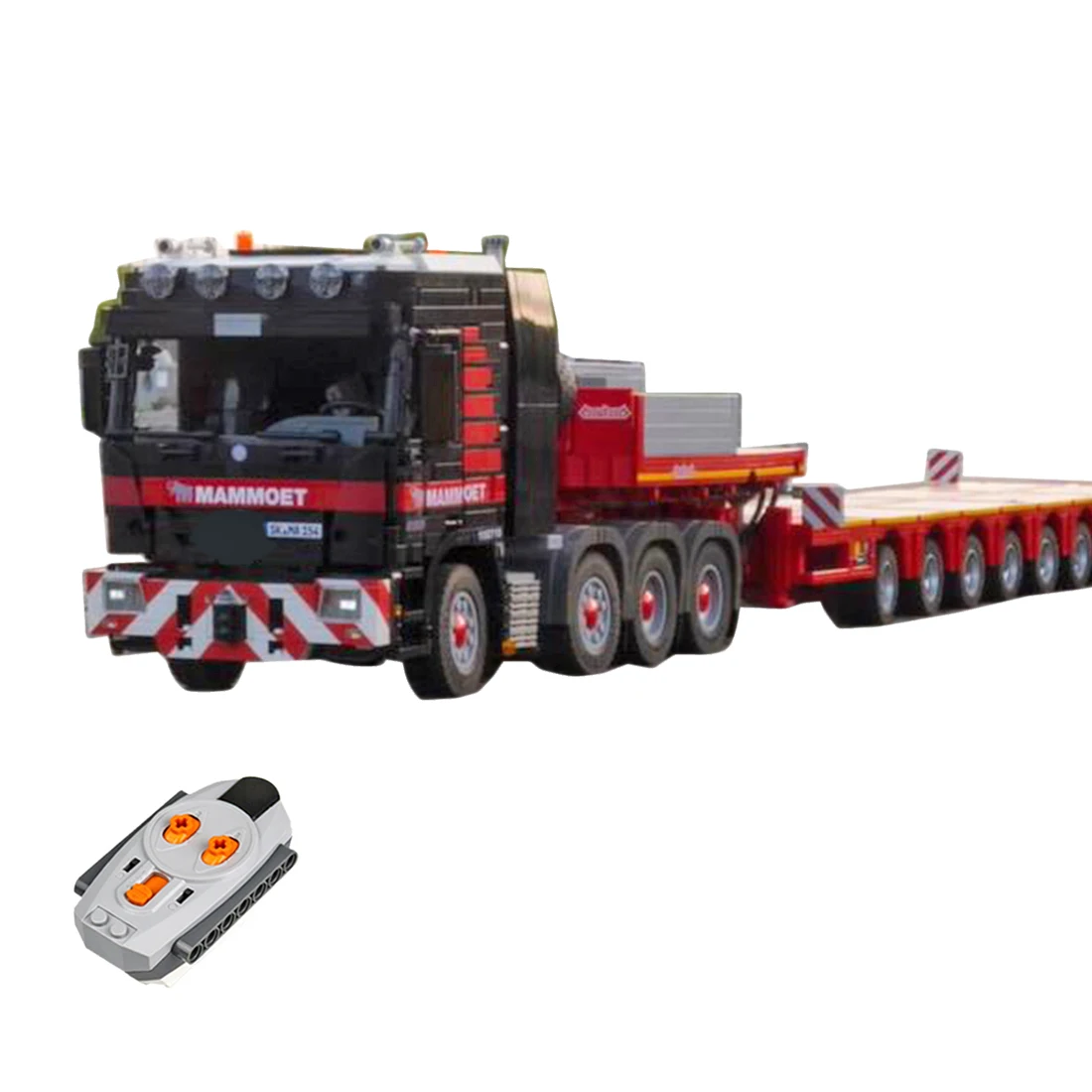 

6253Pcs MOC Small Particle RC Truck Actros 4160 MP3 Building Block Model DIY Construction Kit with Support Plate Birthday Gift