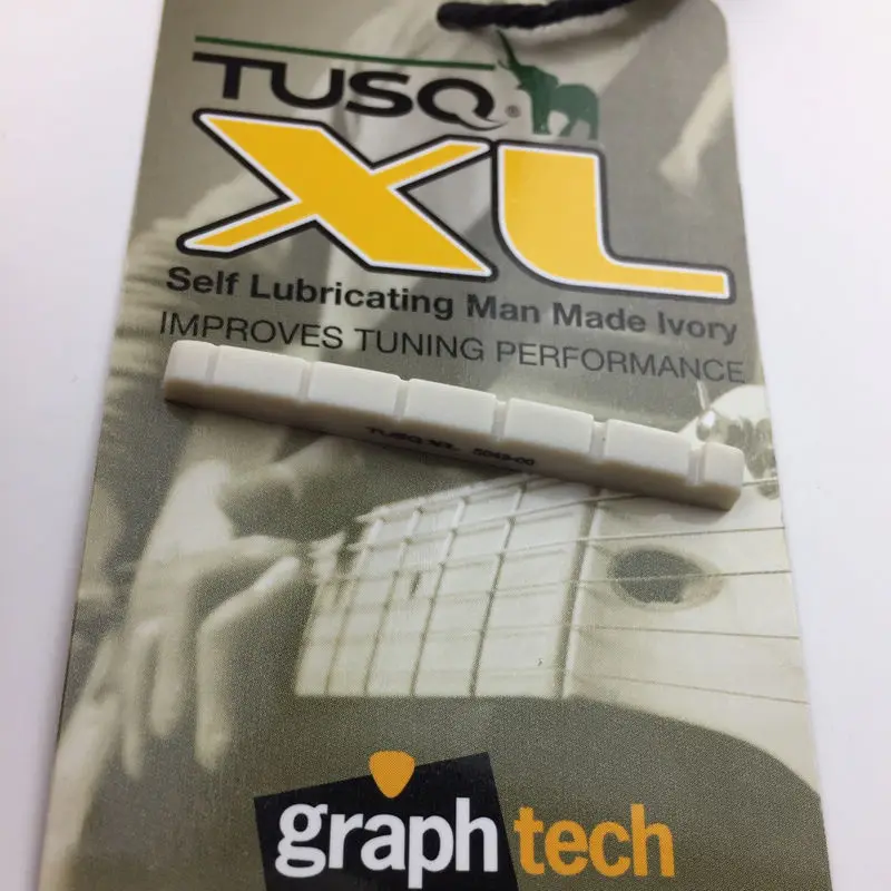 Гитара Graphic tech TUSQ XL с плоской гайкой белая 43 мм в комплекте для гитары размер |