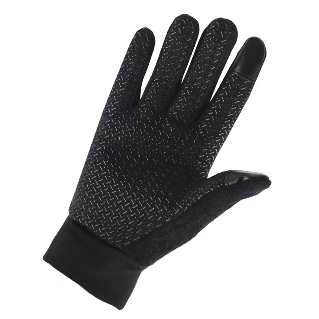 Тактические перчатки зима модные варежки с буквенным принтом для телефона с экранным экраном для вождения, езды на велосипеде, бега мужские перчатки Handschoenen
