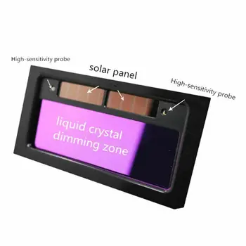 

Eyes Protector Welding Lens Solar Auto Darken Helmet Welder Goggles Solder Mark