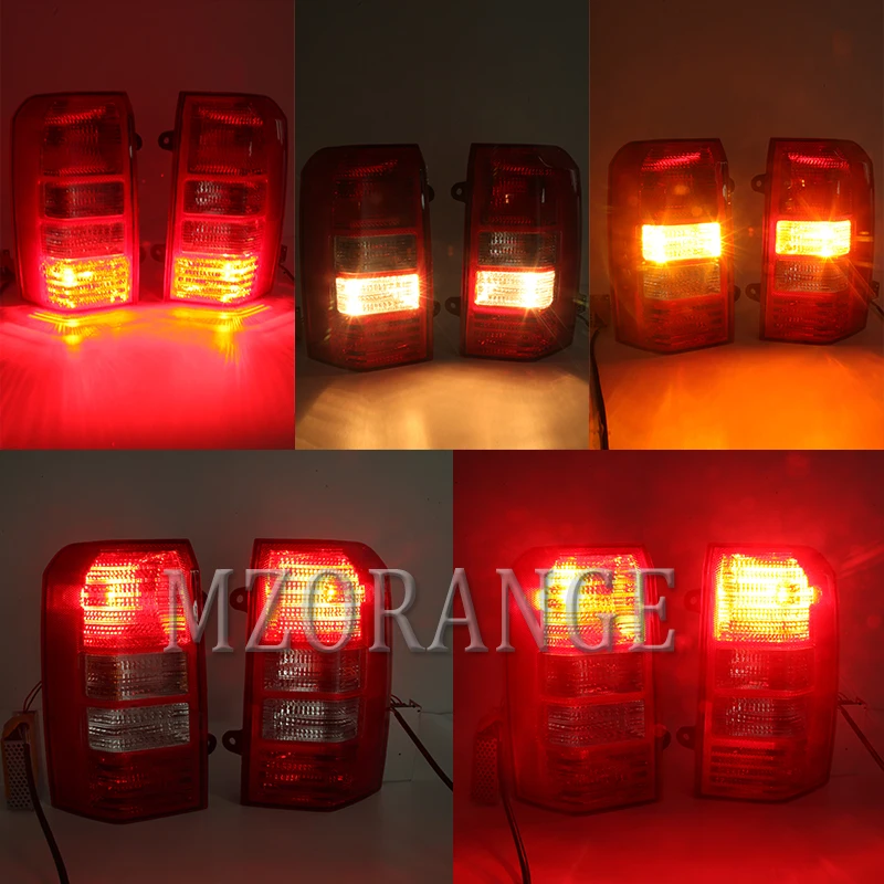 MZORANGE Left/Right LED Rear Tail Light For Jeep Patriot 2008-2017 Taillight Tail Lamp Rear Bumper Light Car Accessories