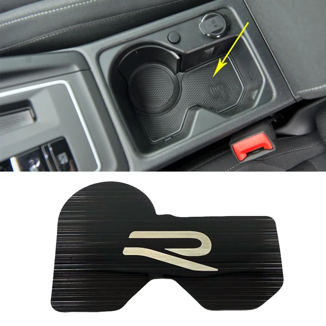 Car Interior Accessories For Volkswagen VW Golf 8 MK8 2020 2021 LHD Water Cup Cover Air Vent Trims Window Lift Switch Panel Trim Black steel