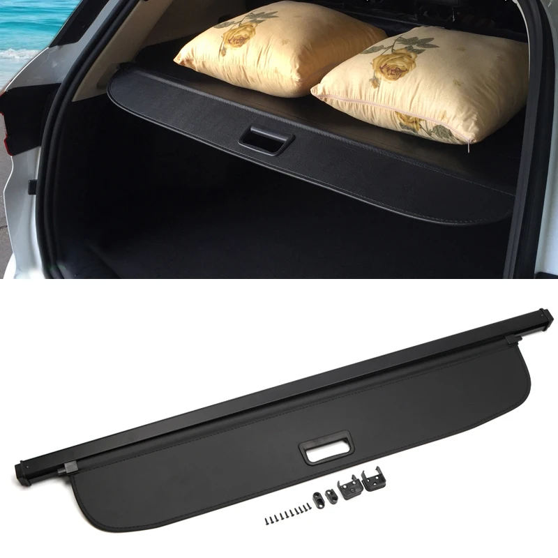 Black Rear Cargo Cover Trunk Shield Security Retractable Luggage Shade for Dodge Journey / Fiat Freemont 2009-2019 | Автомобили и