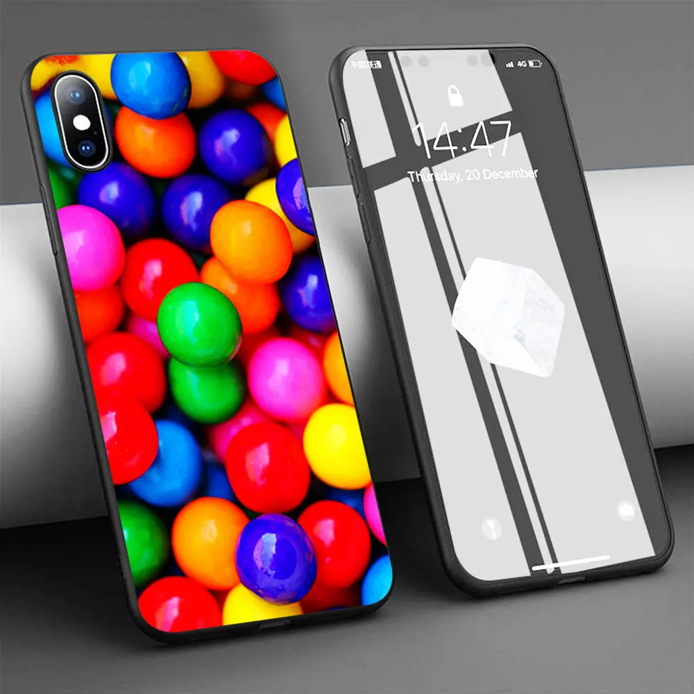 Coque различные типы сладости чехлы для мобильного телефона из мягкого силикона