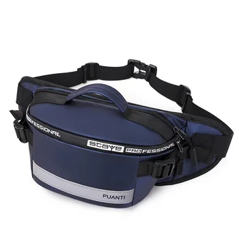 

New Large Capacity Waist Bag Men's Fashion Outdoor Sports Waterproof Multi-Layer Personality Shoulder Bag Bag Women's