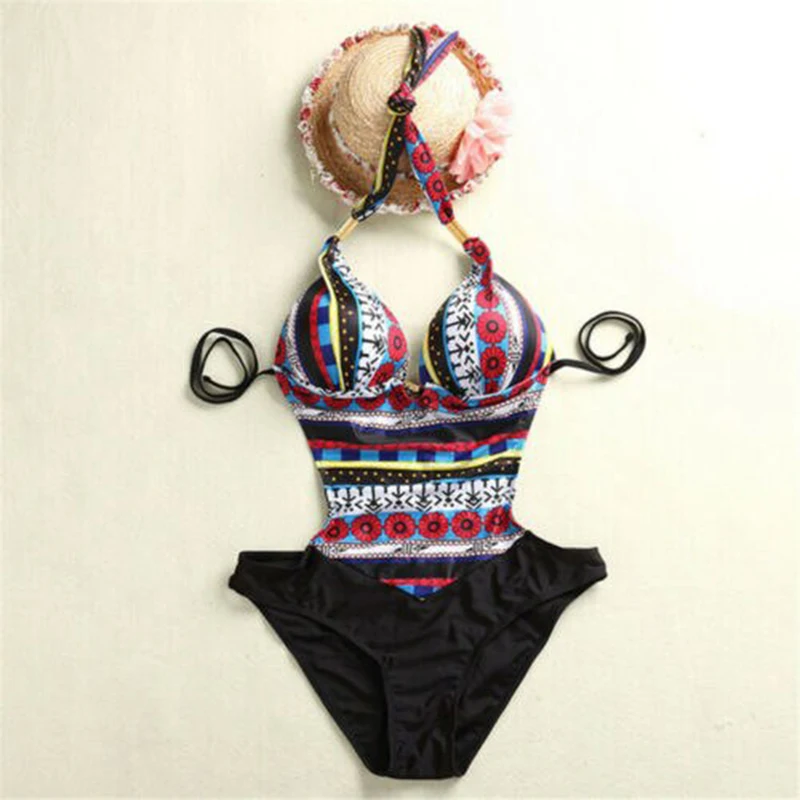 Women's Sexy Bikini Swimming Suit Women's Swimwear Bandage Tankini Swimsuit Ethnic Style Beachwear Bathing Suit Summer Time