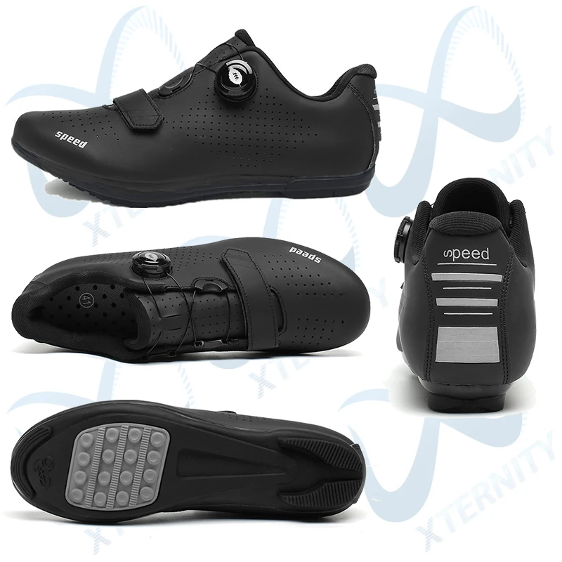 Racing Road Cycling Shoes Breathable Non-Locking Bicycle Sneakers Men Professional Outdoor Athletic Sports Bike Shoes Unisex cycling shoes bike lock shoes