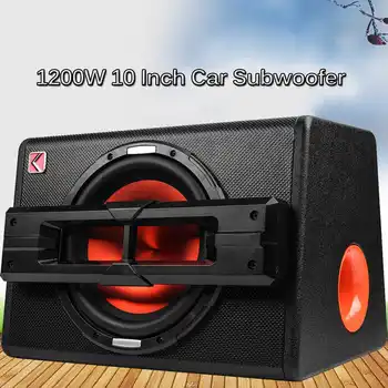 

Car Subwoofers Active Trapezoidal Overweight Car Audio Subwoofer Car Speakers Modified High Power Car Speaker Home 1200W