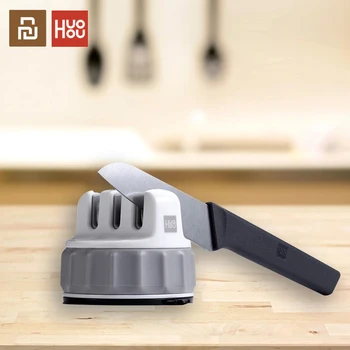 

Xiaomi Huohou Fixable Sharpen Stone Trible Wheel Whetstone Super suction Knife Sharpener Sharpening Tool Grindstone
