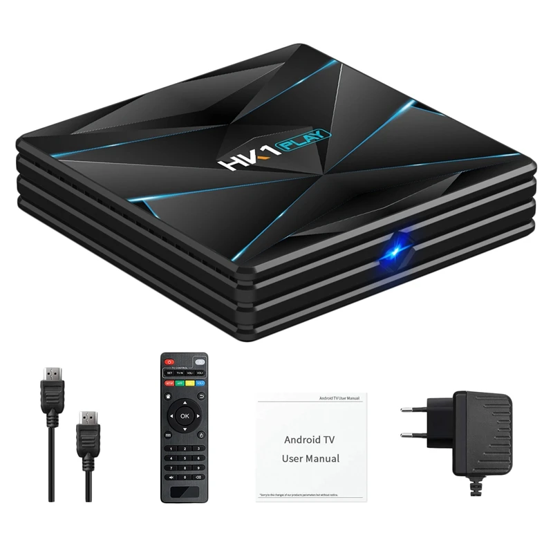 

Hk1 Play Smart Tv Box Android 9.0 Amlogic S905 X2 4Gb Ddr3 32Gb 2.4G/5G Dual Wifi Usb3.0 Bt4.2 Support 4K H.265 Media Player(Eu