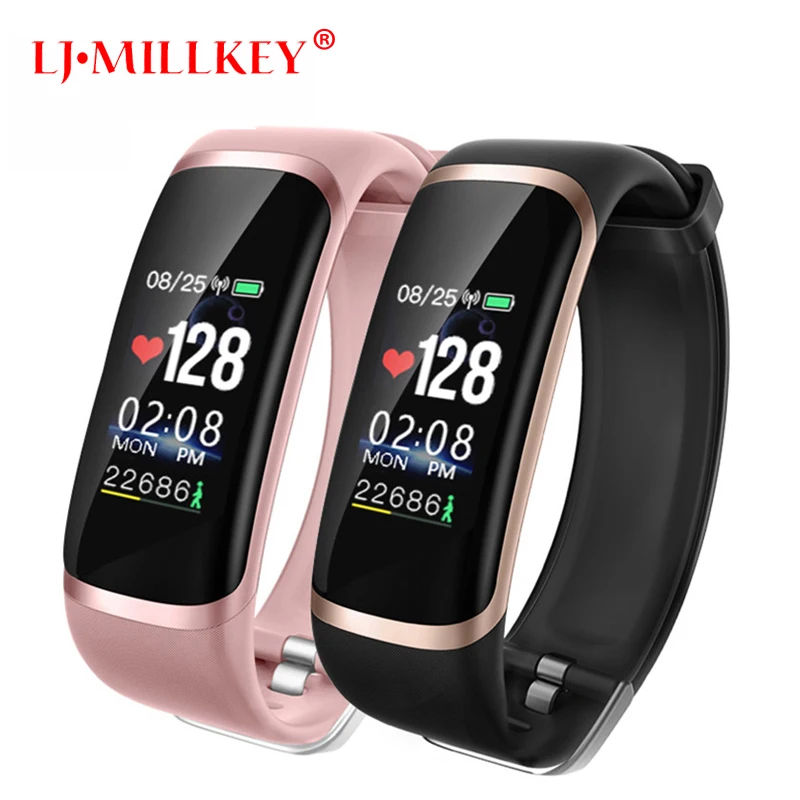 

Fitness Newest chip Nrf52832 Watch real-time dynamic Heart Rate & blood pressure monitor smart bracelet band