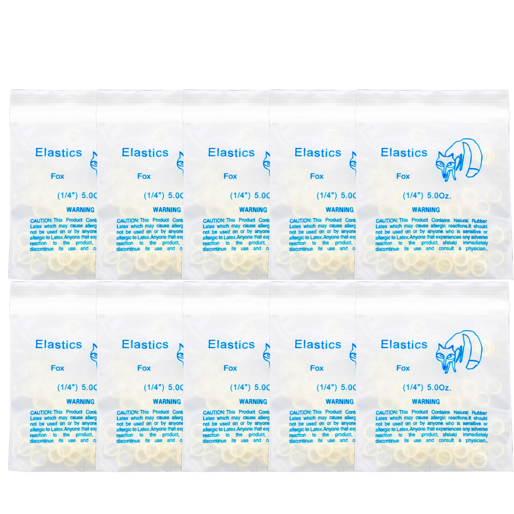 

1000Pcs Dental Orthodontic Rubber Bands Ortho Elastics Latex Brace 1/4 - 5.0OZ