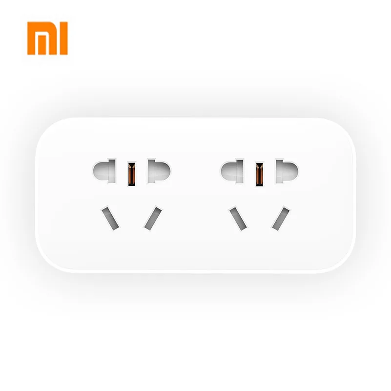 Xiaomi power Strip конвертер Mijia портативный адаптер пробки для домашнего офиса 2 многофункциональная розетка - Color: White