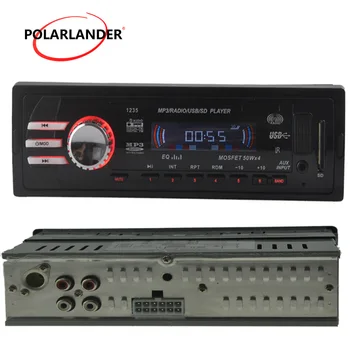 

2015 new Hot Sale Car Audio Stereo FM With Mp3 Player In Dash Wireless SD Input MP3/USB/SD/AUX/FM with Remote 1235 in single din