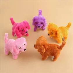 Jouet Robot en peluche électronique avec clochettes, jouet amusant pour animaux de compagnie, chien, Robot, marche, chiot avec clochettes, cadeau pour enfants 