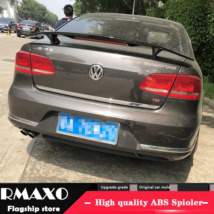 Спойлер для Passat B7 2013-2015 Volkswagen TF высококачественный ABS Материал заднее крыло