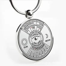 Брелок-календарь металлический ключ для авто кольцо с надписью брелок крутой подарок брелок индивидуальный логотип