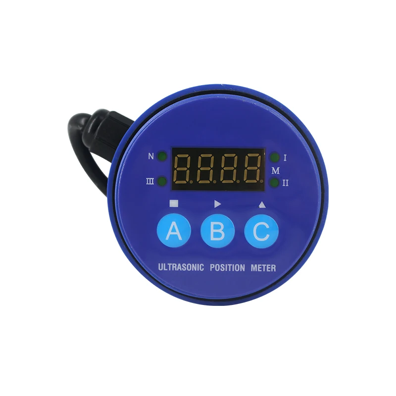 No Contact 24VDC Fuel Gas Acid Liquid Tank 4-20mA Ultrasonic Level Sensor Distance 10m Ultrasonic Level Meter