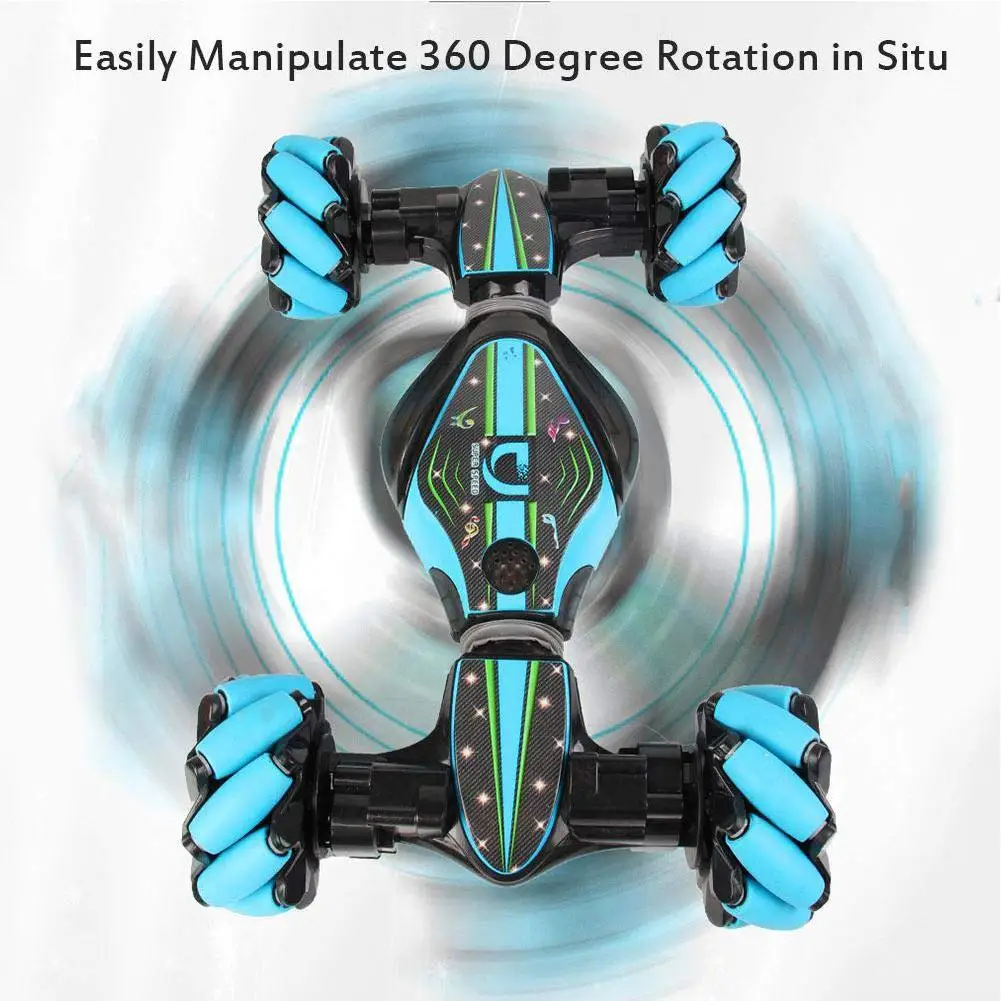Best Drop Shipping 2.4GHz Gesture Sensing Remote Control Twisting Morphing Car Drift Traverse Dance Off road Vehicle Toy