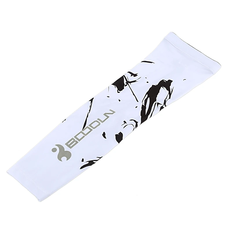 ABKT-boodun UV Protection Cooling Arm Sunblock Sports Outdoor Sleeves Long Gloves for Running Golf Cycling