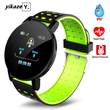 

119 Plus Smart Bracelet Heart Rate Smart Watch Man Wristband Sports Watches Band Waterproof Smartwatch Android With Alarm Clock