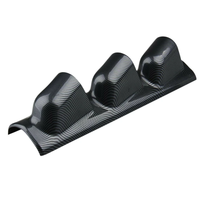Carbon 2inch 52Mm Left Hand Drive Pod a Pillar Triple 3 Holes Mount Gauge Holder | Автомобили и мотоциклы