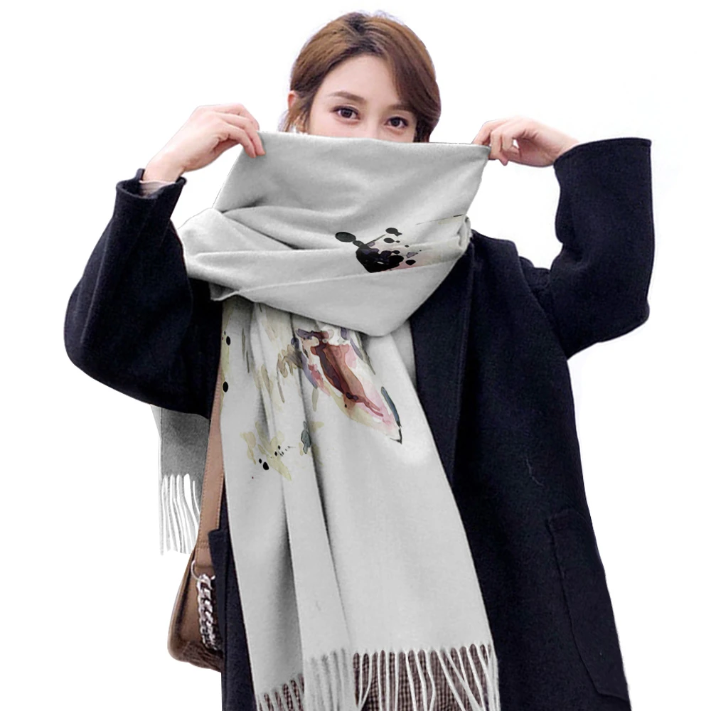 Bufandas personalizadas Bull Terrier, chales de Cachemira a la moda para mujer chales, manta color bufandas, bufandas de invierno| Bufandas mujer| -