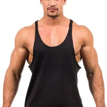 Мужской спортивный жилет, базовый Фитнес Бодибилдинг, тренировка, хлопковый спортивный костюм
