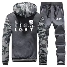 *#Best Price Liberty Guns Beer Trump Hoodies Sweatshirt+Trousers Warm Suit Winter Men Tracksuit Mens Jacket+Pant 2PC sets Sports Suit Outwear *#Best Price Liberty Guns Beer Trump Hoodies Sweatshirt+Trousers Warm Suit Winter Men Tracksuit Mens Jacket+Pant 2PC sets Sports Suit Outwear