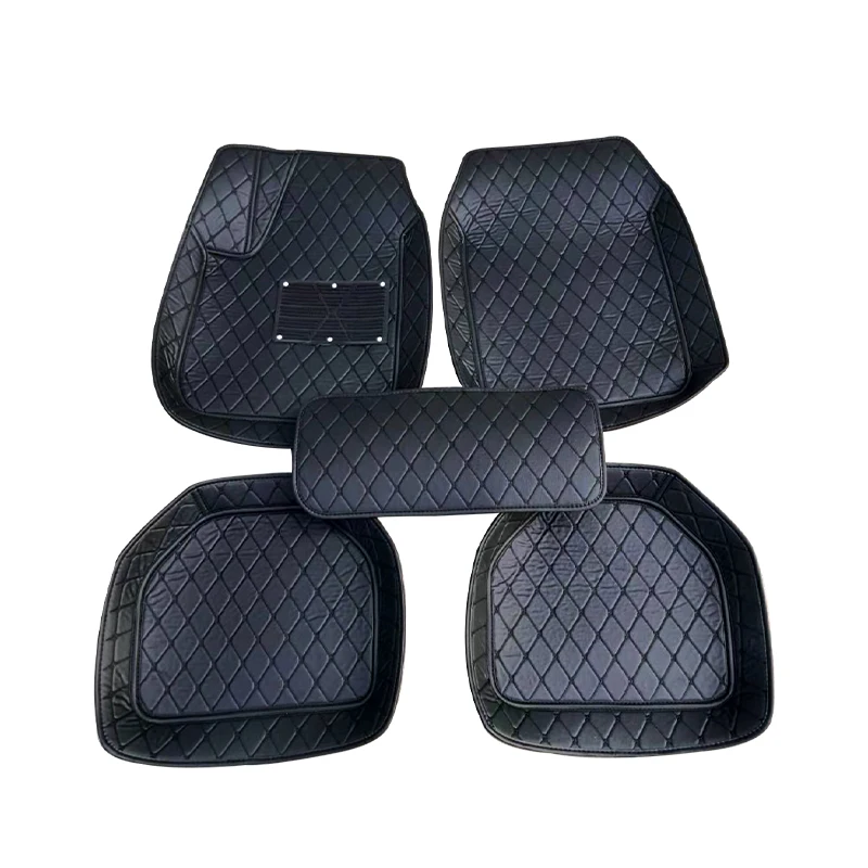 

leather car floor mats for Bmw X5 E53 E70 2004-2013 2014- 2016 2017 2018 Custom auto foot Pads automobile carpet cover