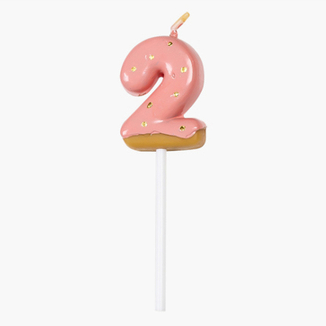 Cake Topper 0-9 Number Cake Decor Hocolate Biscuit Birthday Cupcake Decor Happy Birthday Decor Kids Boy Girl