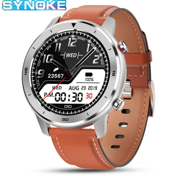 

Men Smart Watch IP68 Waterproof Heart Rate Blood Pressure Blood Oxygen Monitoring Bluetooth IOS Android Message Reminder