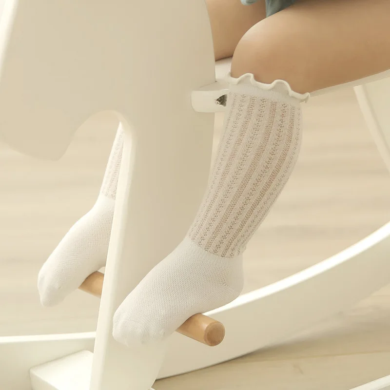 

Infant Stockings over-the-Knee Newborns Anti-mosquito Socks Spring And Autumn Men's Summer Baby Boots Long Socks Mesh Stocking
