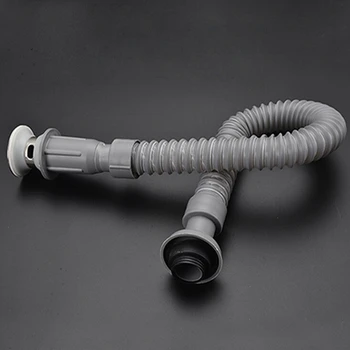 

Thicken Wash Basin Pipe Plumbing Kitchen Sewer Pipe Flexible Bathroom Sink Drains Downcomer Hose Waste Pipe