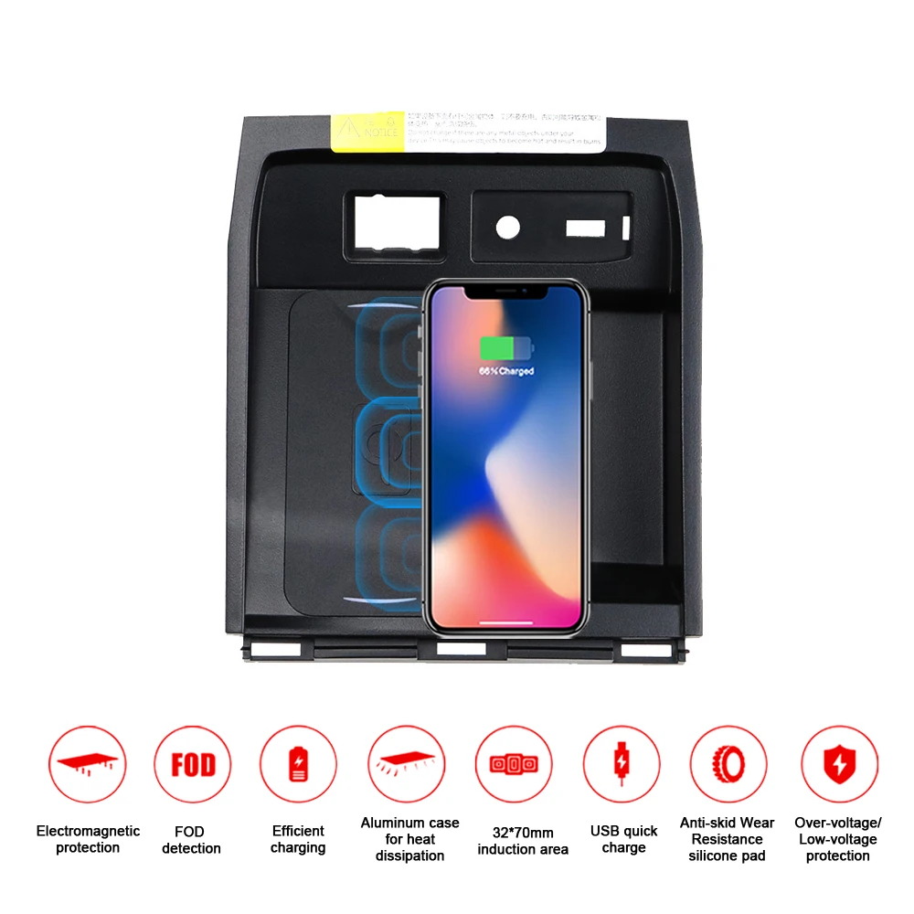 Автомобильное беспроводное зарядное устройство Qi для Trumpchi GS4- для iPhone Xs Max X XR samsung S10 S9 инфракрасный быстрое держатель телефона