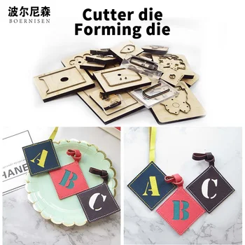 

SMVAUON letter Pendant Wood Die Cutting Fashion Jewelry Mold Making Decor Supplies Dies Template Cutting Mold Dies