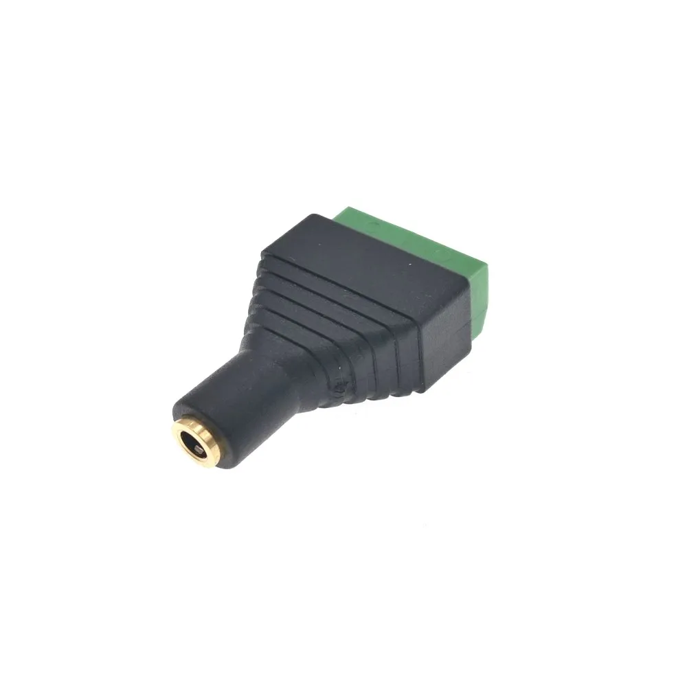 1set 3.5mm 18 Inch Jack Audio Connector To 4 Pin Terminal Stereo Adapter  (6)