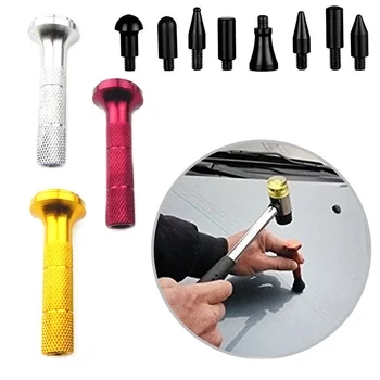 

Universal Car Dent Repair Body Fix Tool Dent Removal Pen Hand Repair Kit Metal Tap Down Pen with 9 Heads Tips For Auto