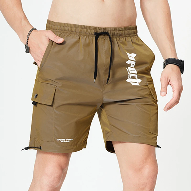 Pantalones cortos informales de verano hombres negro marrón pantalones para hombre táctico militar de pantalones cortos de algodón de moda pantalón de camuflaje de gran tamaño de la UE