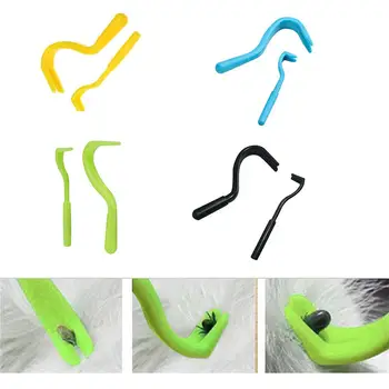 

2PCS/Set Pet Fleas Remover Hook Lice Plastic Portable Horse Human Cat Dog Pet Supplies Home Tick Remover Tool Cleaning Supplies