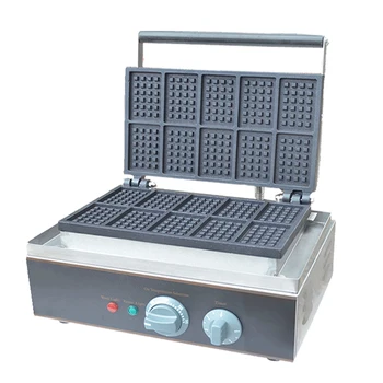 

Fy-10 10 Waffles Waffle Maker Machine Each Time Waffle Baking Toaster
