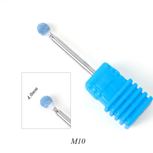 21 тип керамический сверло для ногтей Полировка роторные заусенцы фрезы для электрических аксессуары для маникюра кутикулы лаги/M/S-1 - Цвет: M10