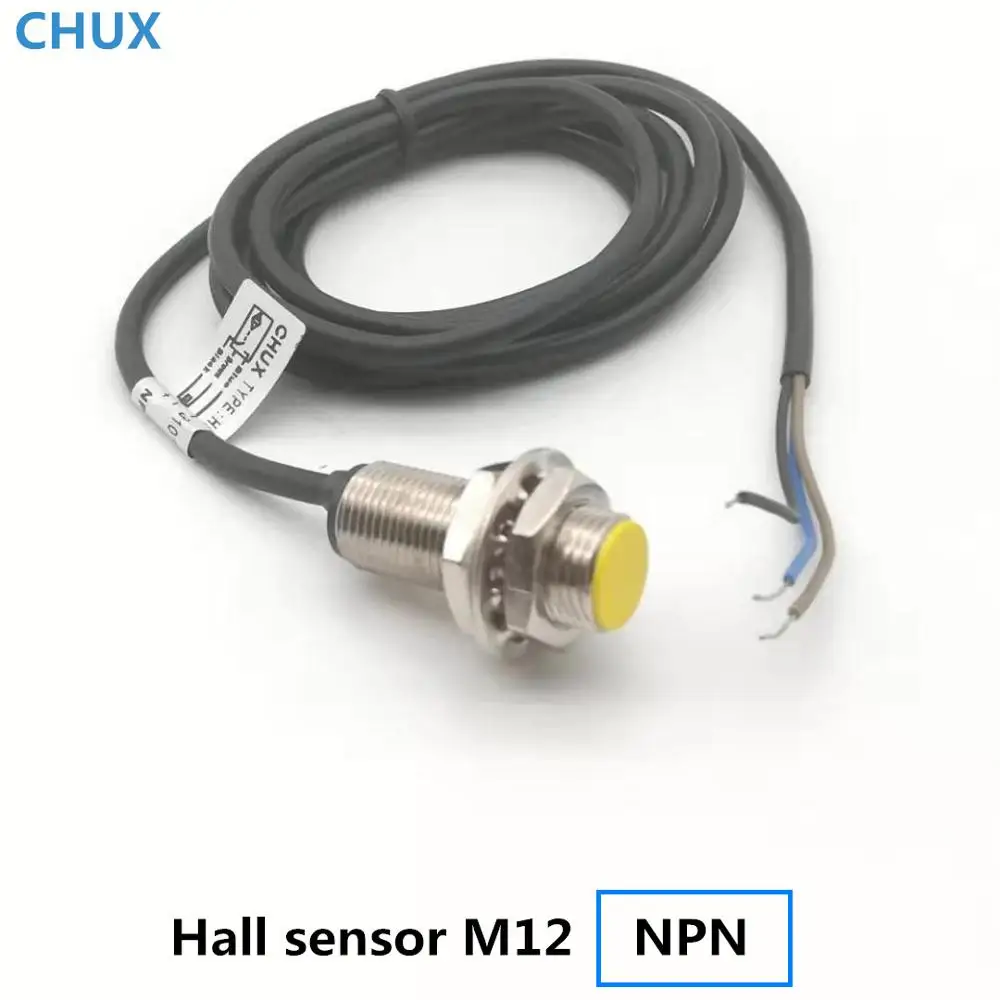CHUX Датчик Холла NPN M12 постоянный магнитный переключатель NO NC с магнитным