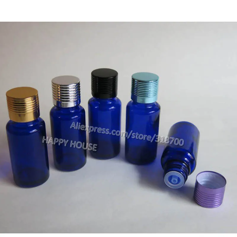 

360 x 15ml Boston Round Glass Bottles with Cap,1/2oz Cobalt Blue Glass Bottle For Eessentail Oil Use