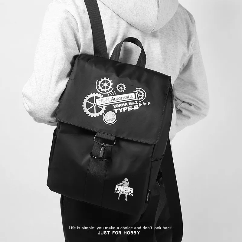 NieR: Automata cosplay Backapck Teentager дорожные сумки для ноутбука Студенческая школьная сумка на плечо рюкзак подарок