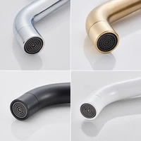 สีดําก๊อกน้ําอ่างล้างหน้าห้องน้ําอ่างล้างหน้าน้ําแตะร้อนเย็นอ่างล้างหน้าแตะห้องน้ําก๊อกน้ําแตะแปรงทองก๊อกน้ํา 4